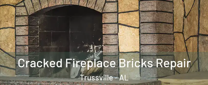  Cracked Fireplace Bricks Repair Trussville - AL
