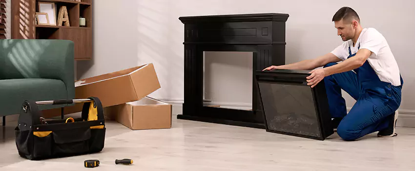 Old Rusted Metal Fireplace Repair And Replacement in Trussville, AL